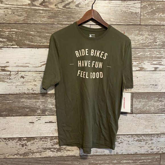 Trek Other - NWT Bontrger Trek Ride Bikes Army Green Tee
